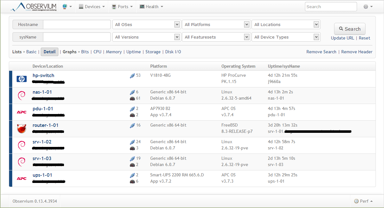 Observium The Do it All Monitoring Application Server Network Tech