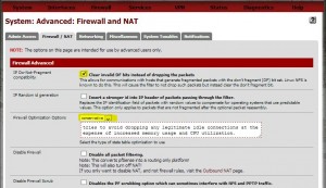 PfSense Firewall Settings to fix SSH Disconnects